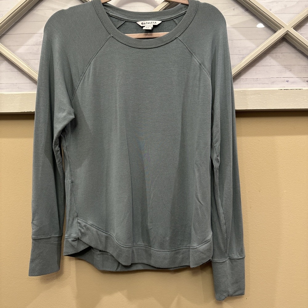 Athleta Serenity Women's Long‎ Sleeve Sweatshirt Small/Petite